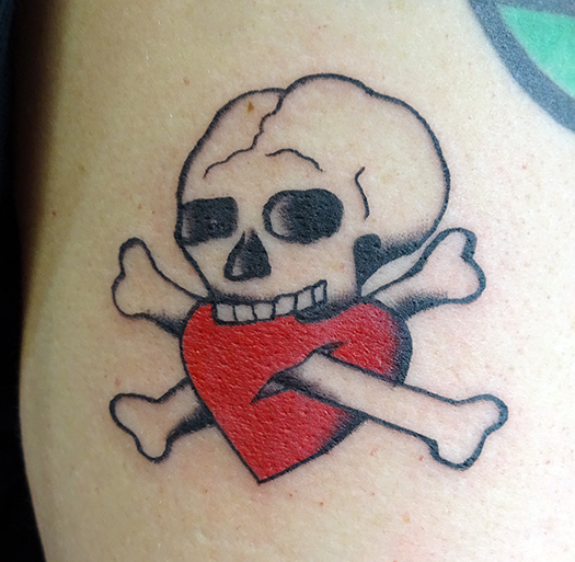 Tradittional Heart and Mom Tattoo by Blaze Schwaller TattooNOW